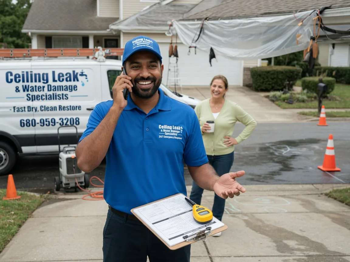 Ceiling Leak Cleanup Ecleto, TX FAQs